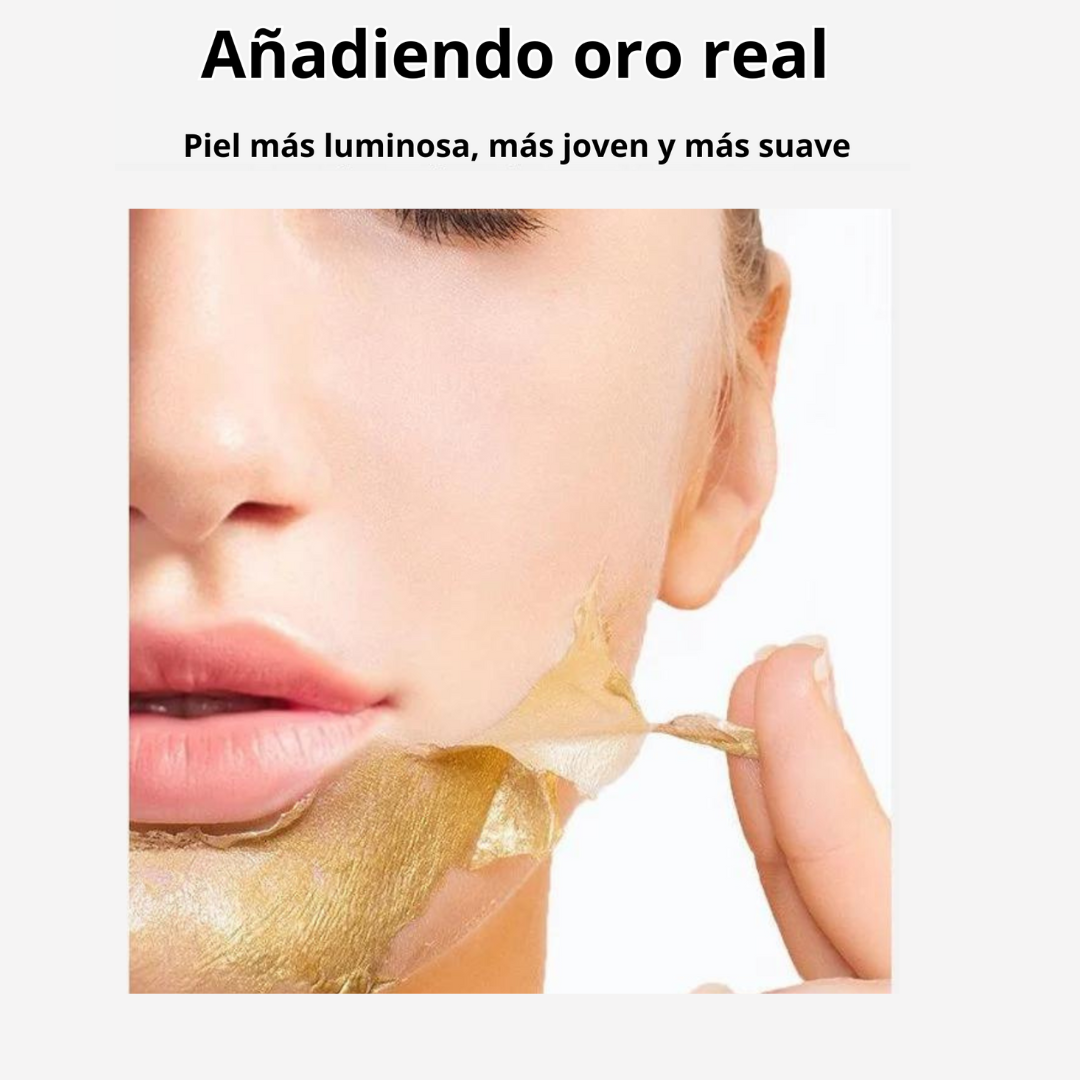 GoldenBeauty - Mascarilla exfoliante de oro | Piel joven en 28 días