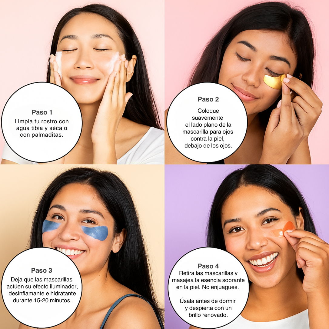 Mascarilla para Ojos Hinchados y Ojeras