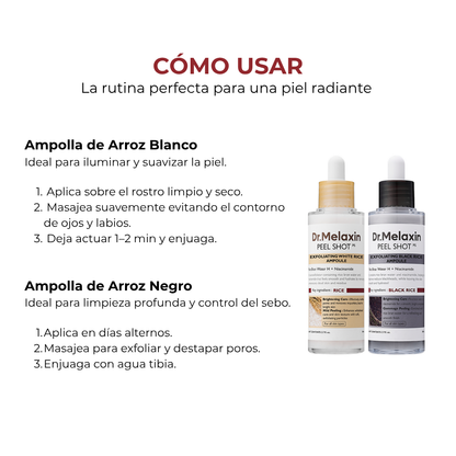 Kit Exfoliante de Arroz para una Piel Luminosa