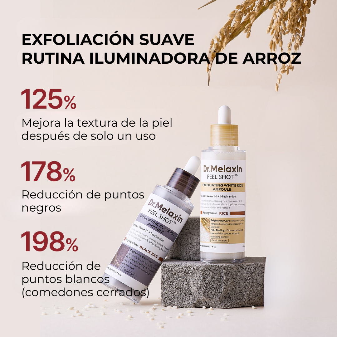 Kit Exfoliante de Arroz para una Piel Luminosa