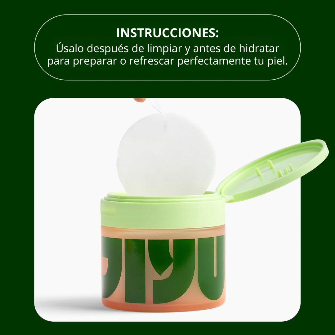 Toallitas tonificantes coreanas para arrugas, manchas oscuras y luminosidad radiante